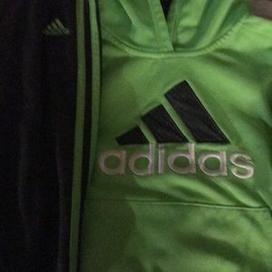 Adidas hoodie and sweatpants